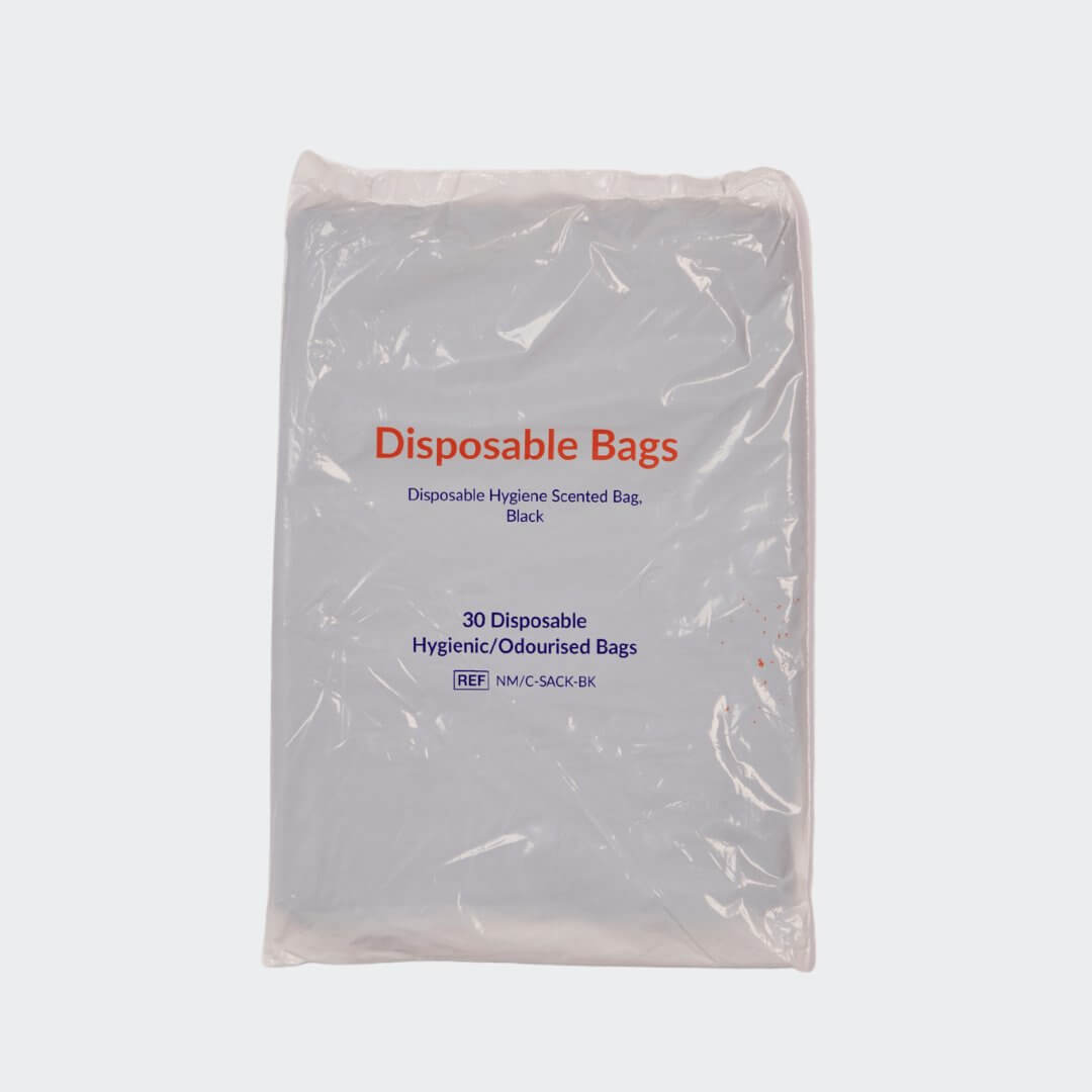 Disposable Bags Pack x30 - Ostomy Essentials - Experience the ultimate in odor-neutralizing convenience with our Black Disposable Bags. Each pack contains 30 bags perfect for discreet disposal of waste, from diapers to pet messes. The sleek black design c