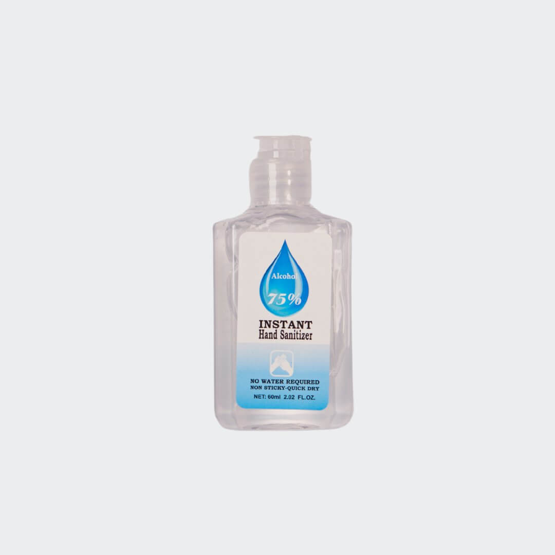 Hand Sanitizer- Ostomy Accessory Essentials - One bottle of unscented hand sanitiser 75% alcohol 60ml