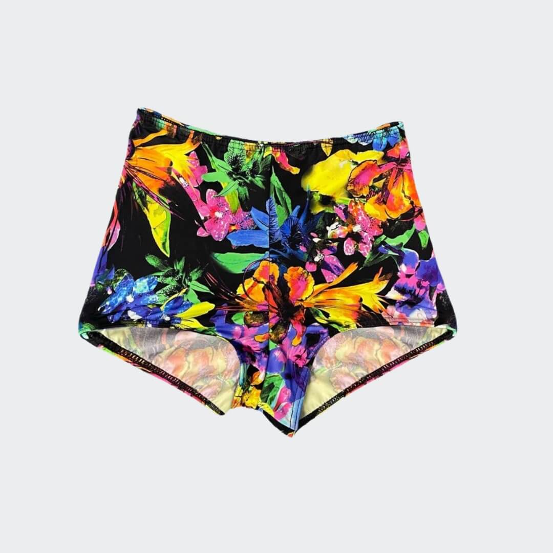 Sarah Tankini Womens Ostomy Full Shorts - The Sarah Tankini Full Short is the perfect swimwear bottom for ostomy women seeking comfort, style, and trendiness this summer. With its full leg coverage, it offers a flattering fit while providing the desired l