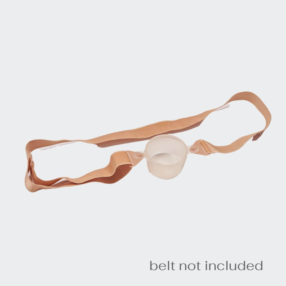 Stoma Cup- Ostomy Accessory Essentials - Acts as a third hand, holding a piece of absorbant material over your stoma to catch unintended flow. Attaches easily with an Ostomy belt (not included, but available on prescription in the UK) Made from high quali